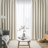 ベージュ カーテンレール付きカーテン　同じサイズ4枚おまけ1枚 Amazon｜AIFY カーテン 4枚セット 1級 遮光 遮光カーテン 断熱 保温